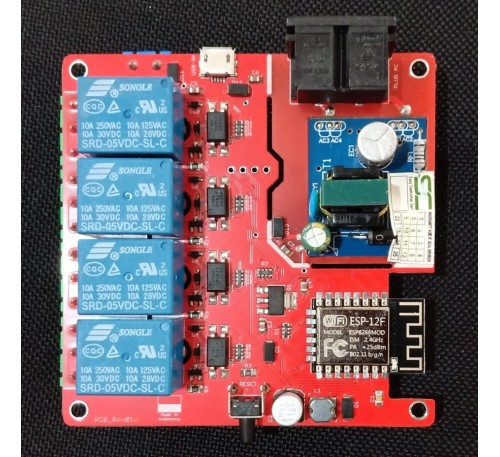 4CH Smart WiFi Relay remote control can access anywhere anytime
