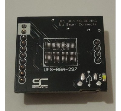 BGA Soldering UFS 297 with external power VCC 2.6V VCCQ2 1.8V VCCQ 1.2V