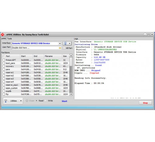 eMMC Tool Utilities by Saung Baca Tarik Kolot