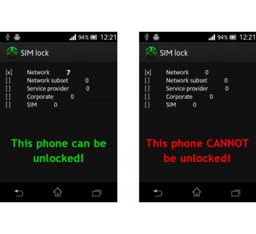 Sony Xperia Direct Unlock by Code SIM Unlock - Counter Reset 0 Not Supported (3-5days)